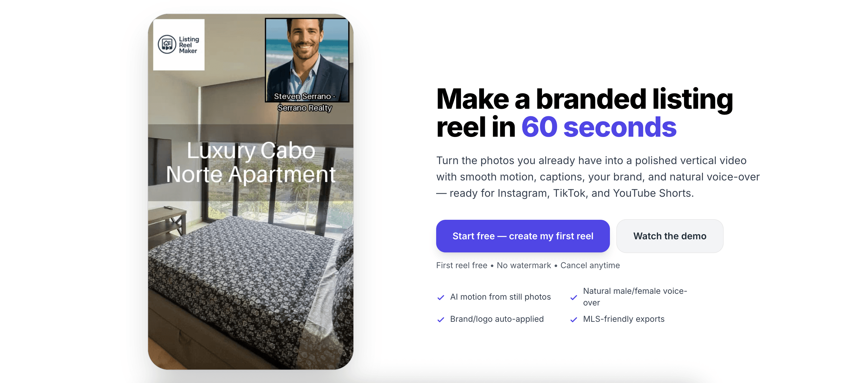 Listing Reel Maker